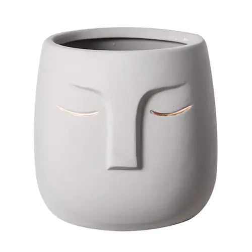 Ceramic Vase Face - Living Elephant