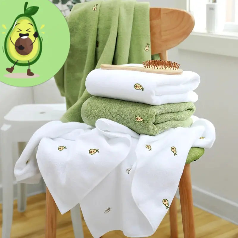 Cotton Avocado Towel - Living Elephant