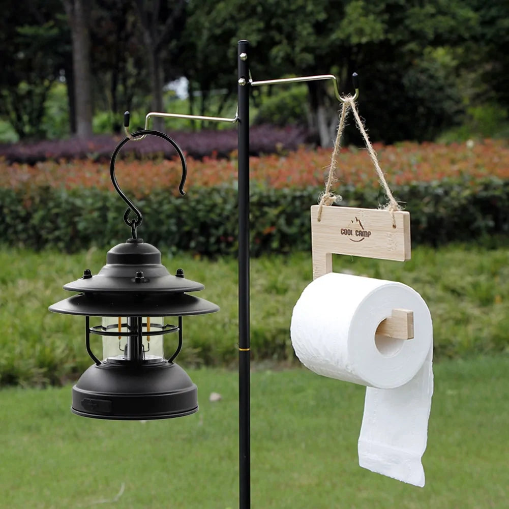 Outdoor Portable Camping Lamp Holder - Living Elephant