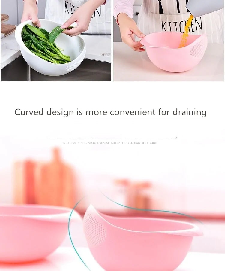 Silicone Colander Rice Bowl - Living Elephant