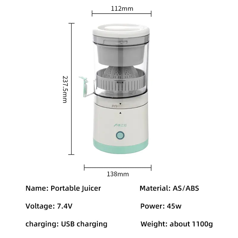 Rechargeable Wireless Slow Juicer - Living Elephant