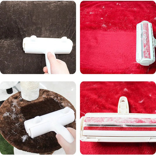 Reusable Self-Cleaning Pet Hair Remover Roller for Furniture - Living Elephant