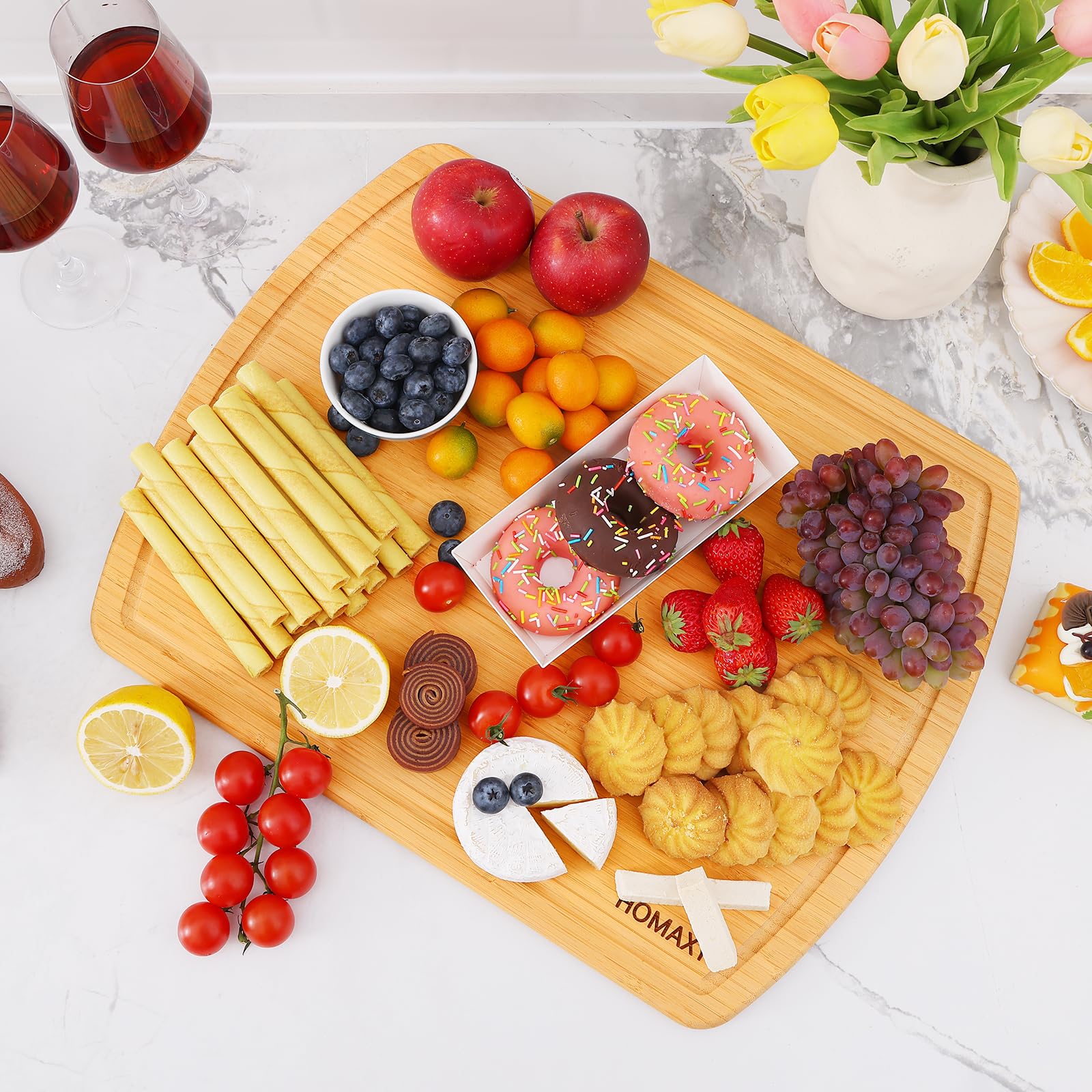 Pre-Oiled Bamboo Cutting Boards - Living Elephant