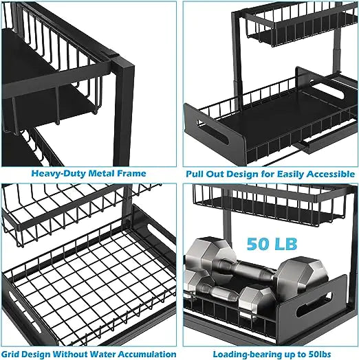 Countertop Sliding Drawer Organizer - Living Elephant