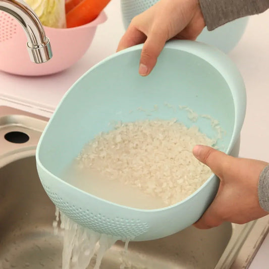 Silicone Colander Rice Bowl - Living Elephant