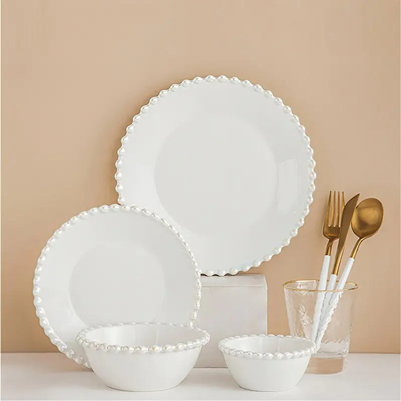 Ceramic Dinnerware Set - Nordic Creative Pearls - Living Elephant