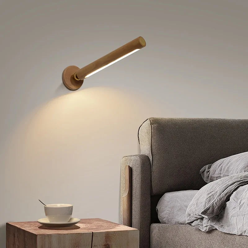 Smart Rotatable Wooden Wall Light - Living Elephant