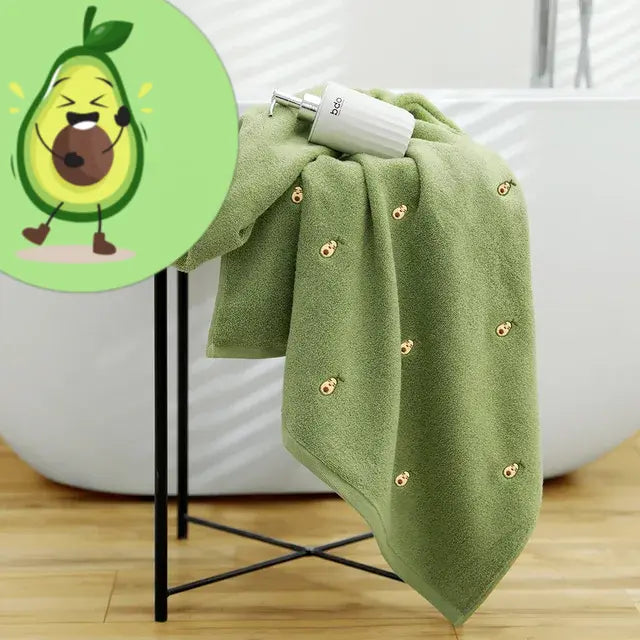 Cotton Avocado Towel - Living Elephant