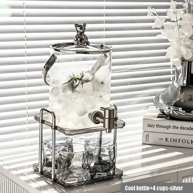 Large Capacity Glass Dispenser - Living Elephant