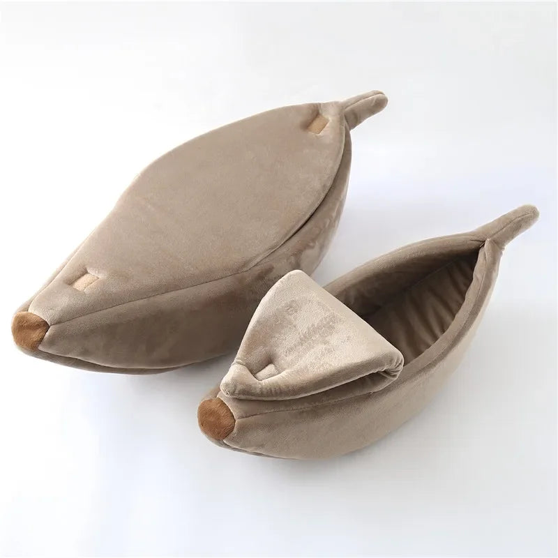 Banana Shaped Pet Bed - Living Elephant