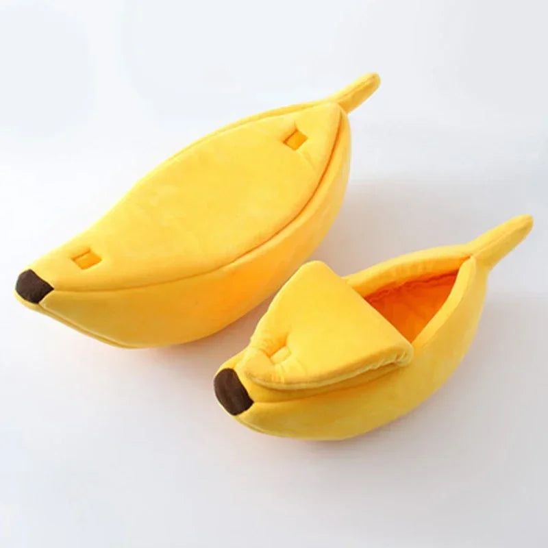 Banana Shaped Pet Bed - Living Elephant