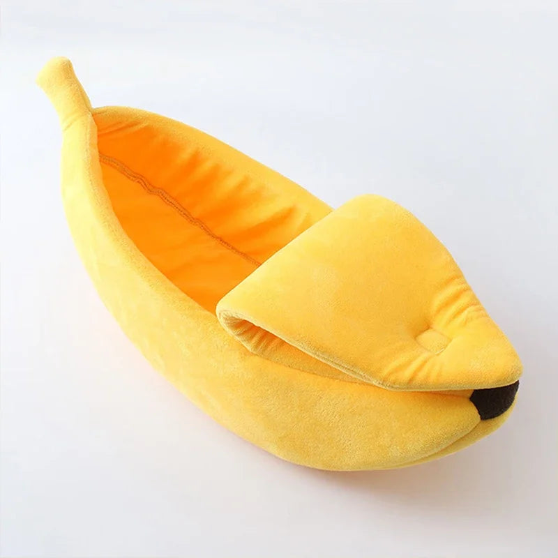 Banana Shaped Pet Bed - Living Elephant