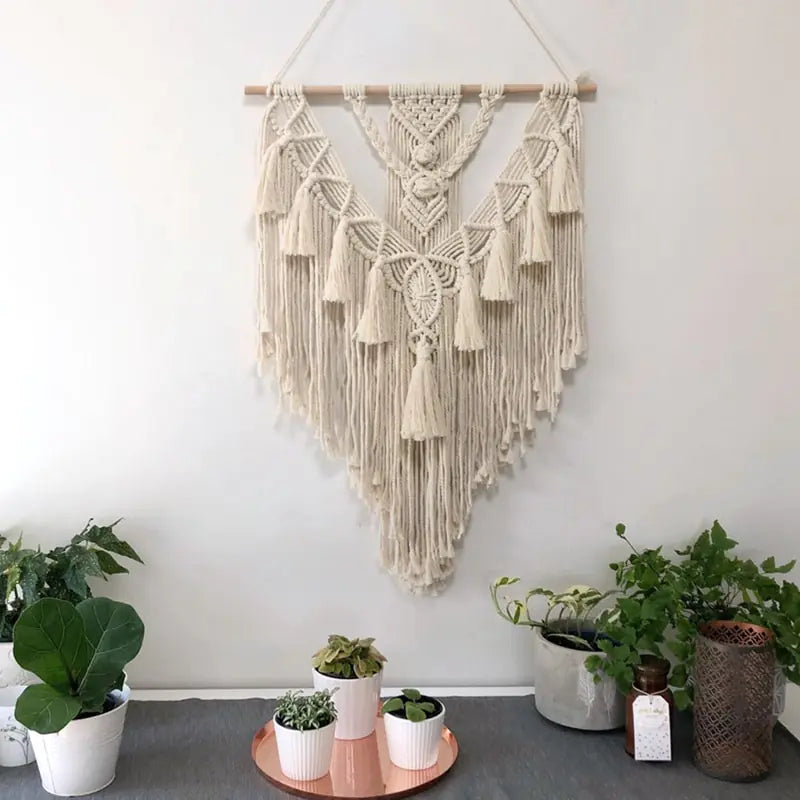 Wall Hanging Handwoven Boho Home Decor - Living Elephant