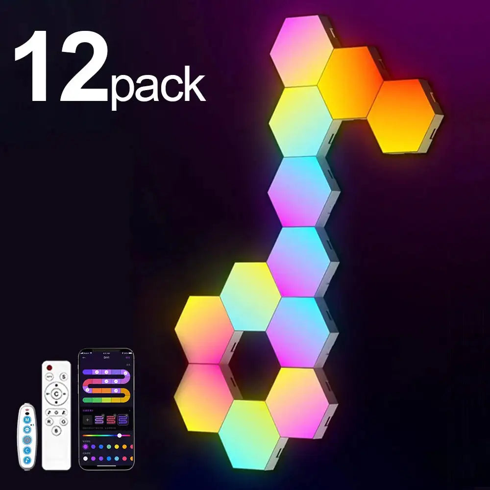 20/12/8/3 Pack Color Changing Lights Wall RGB Panel - Living Elephant