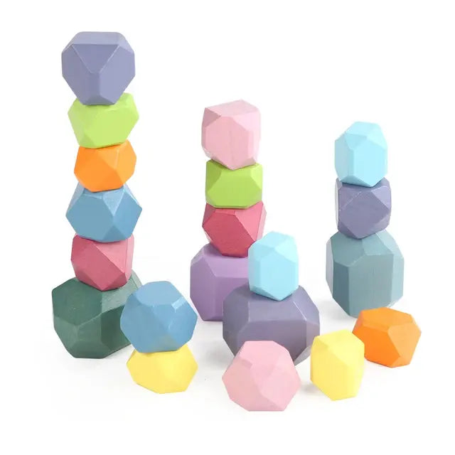 Wooden Stacking Stones - Living Elephant