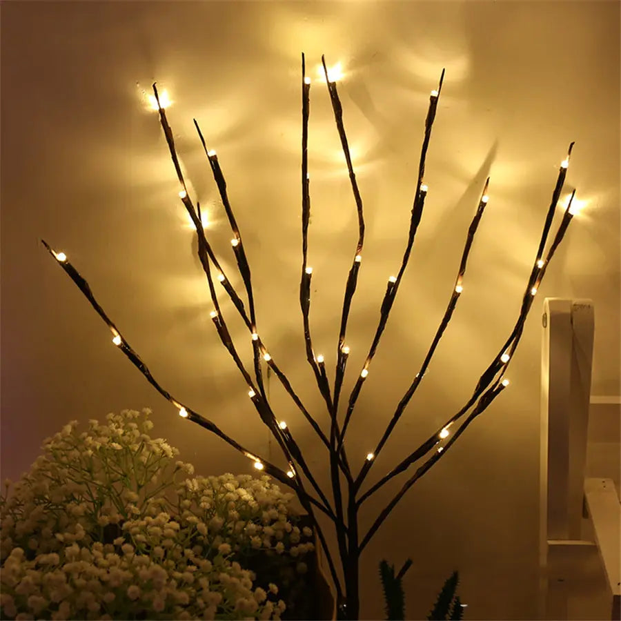 Battery Operated Willow Branch Light - Living Elephant