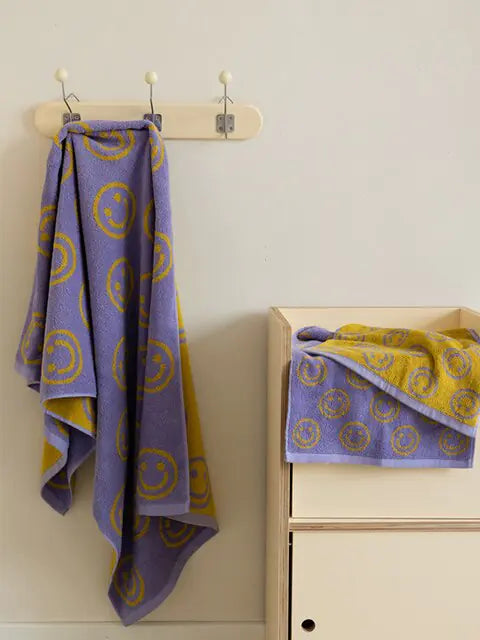 Smiley Face Towel - Living Elephant