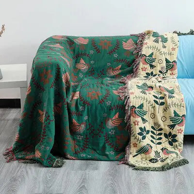 Nordic Style Sofa Cover Blanket - Living Elephant