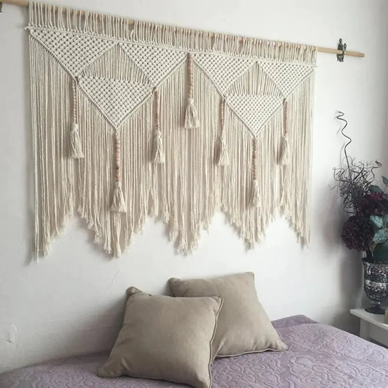 Wall Hanging Handwoven Boho Home Decor - Living Elephant