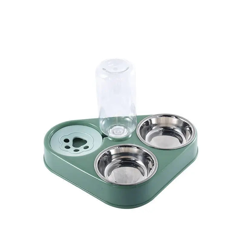 3 in 1 Pet Food Bowl with Automatic Drinking Feeder - Living Elephant