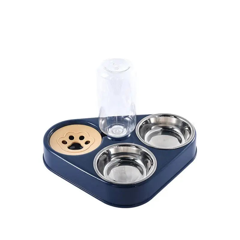 3 in 1 Pet Food Bowl with Automatic Drinking Feeder - Living Elephant