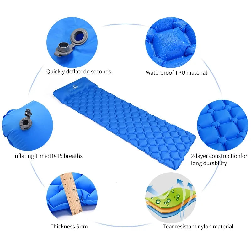 Inflatable Air Mattresses Outdoor Mat - Living Elephant