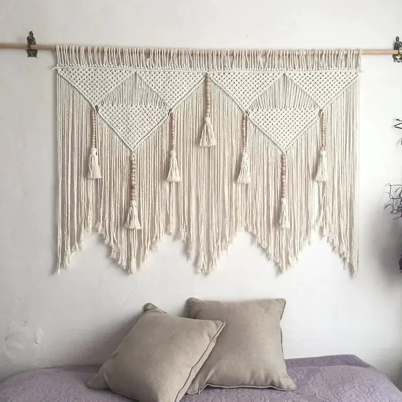 Wall Hanging Handwoven Boho Home Decor - Living Elephant