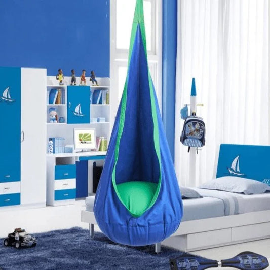 Kids Pod Hanging Chair - Living Elephant