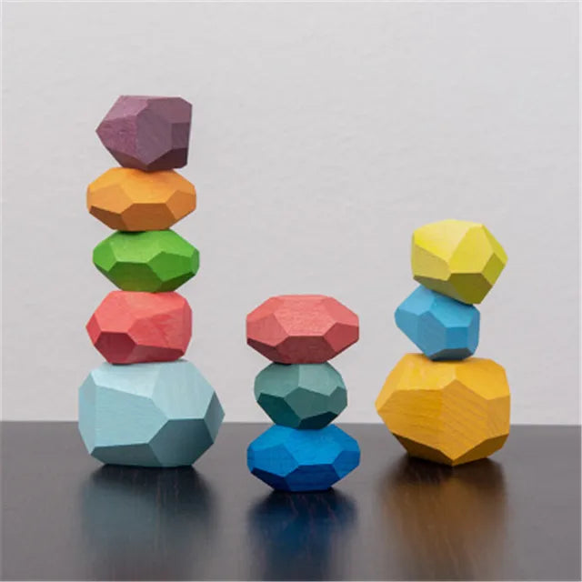 Wooden Stacking Stones - Living Elephant