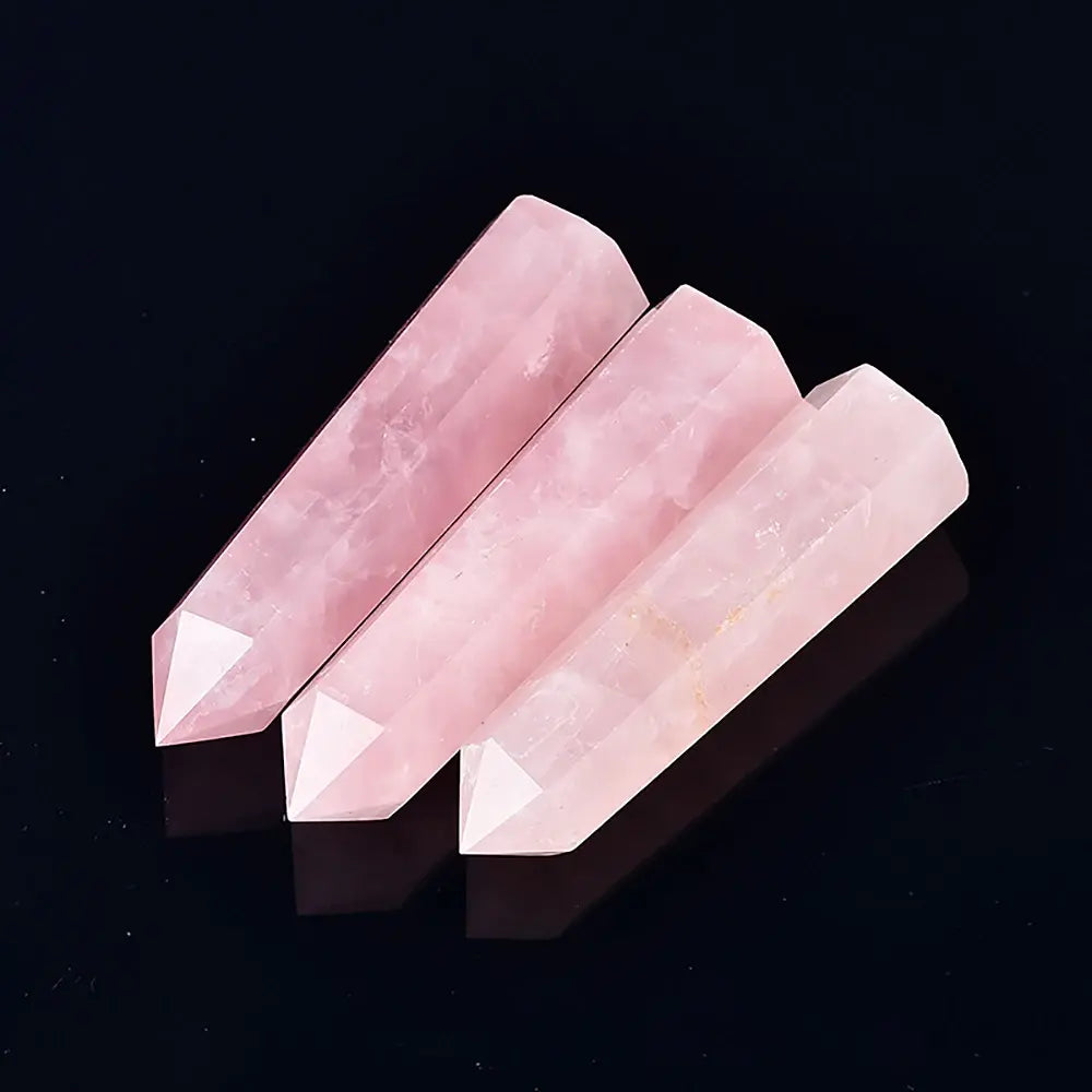 Rose Quartz Crystal Obelisk - Living Elephant