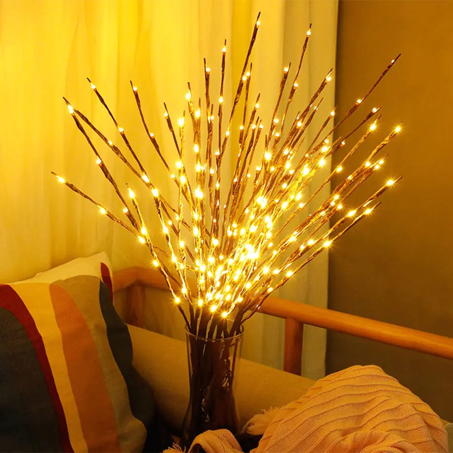 Battery Operated Willow Branch Light - Living Elephant