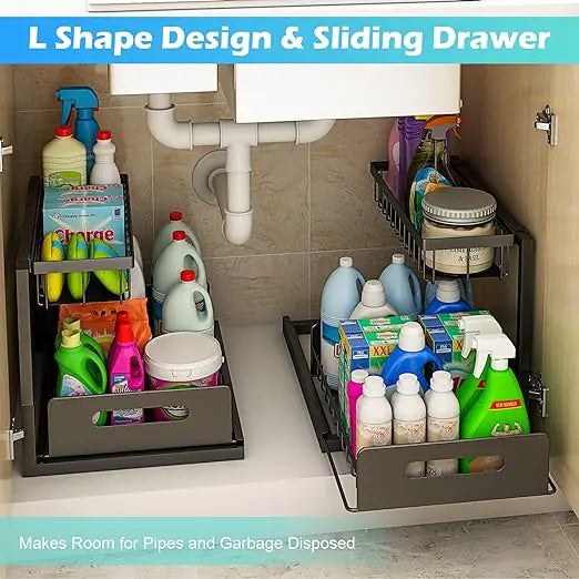 Countertop Sliding Drawer Organizer - Living Elephant