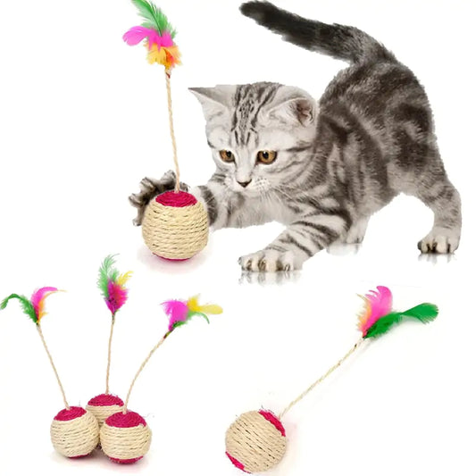 Cat Scratching Ball Toy - Living Elephant