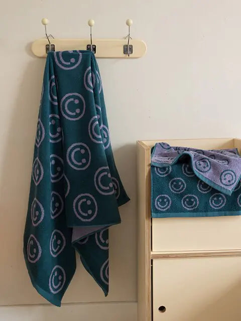 Smiley Face Towel - Living Elephant