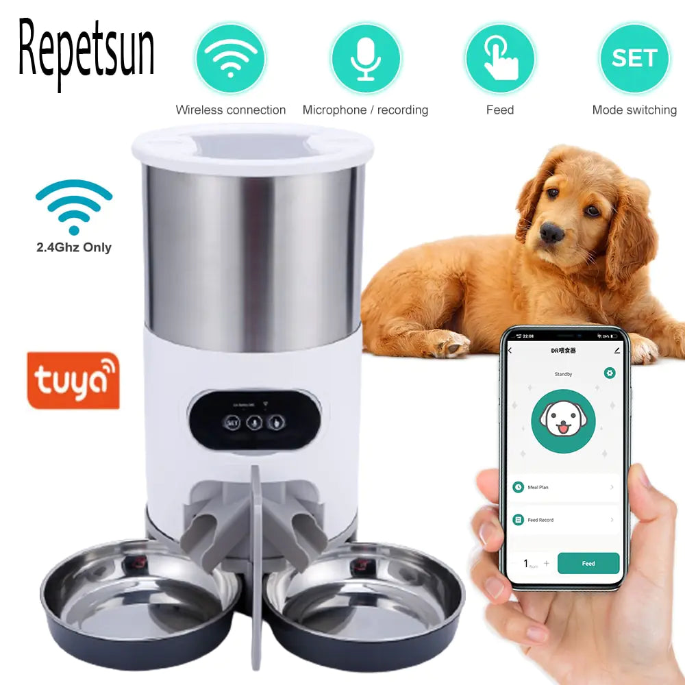 Wi-Fi Smart Pet Feeder - Living Elephant